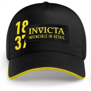 An Invicta Gear Baseball Men's Hat - Black, Yellow NWT